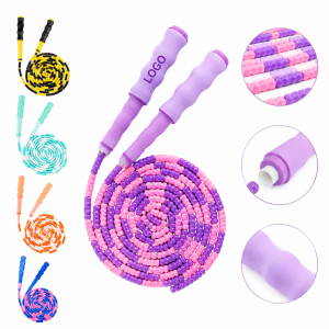 Ergonomic Beaded Skipping Rope for Youth Fitness