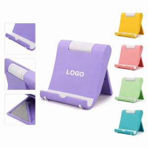 Multi-Position Portable Desktop Phone Easel with Folding Mechanism